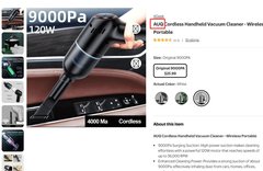 AUQ Cordless Vacumm Cleaner