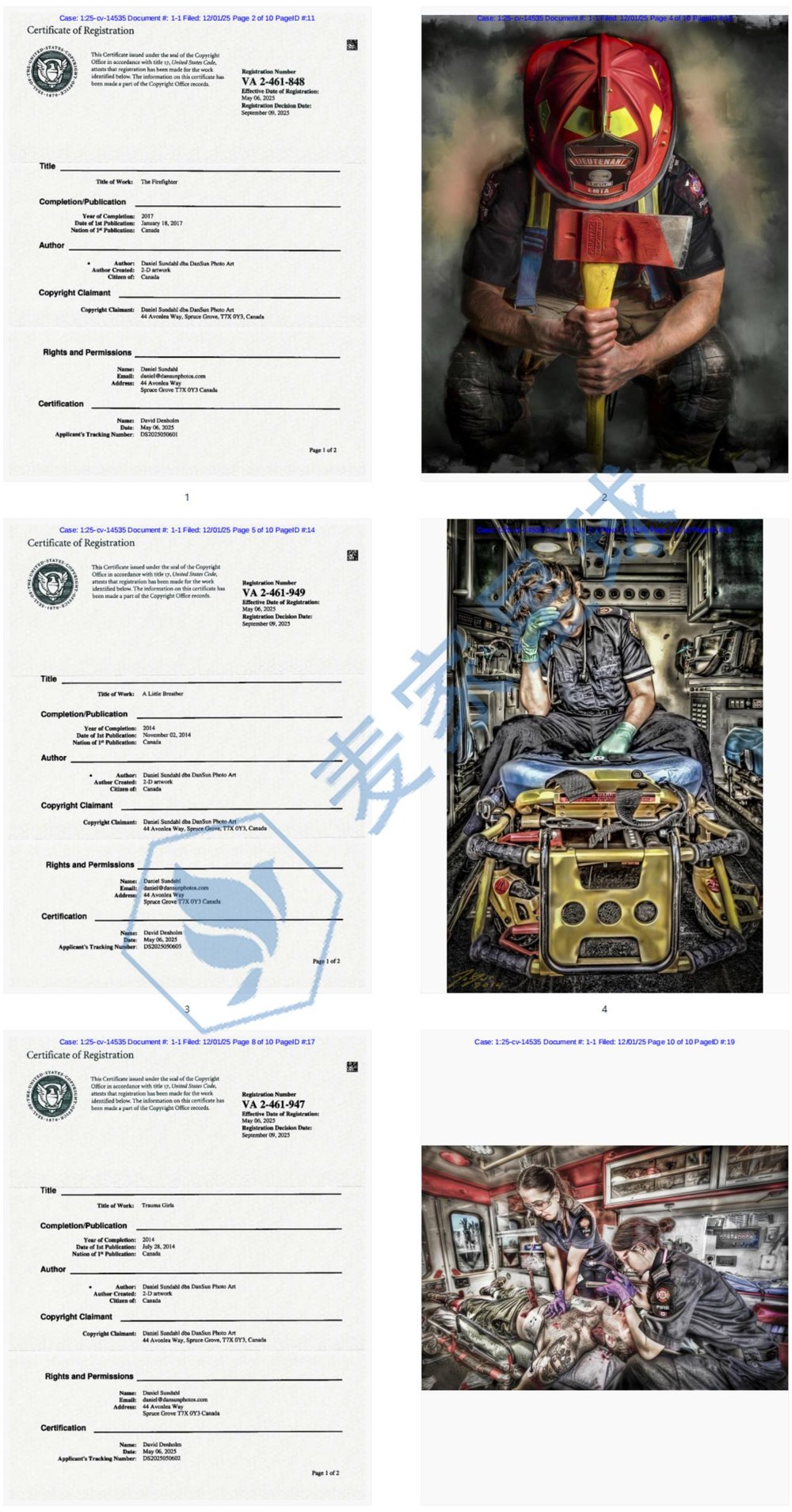 Daniel Sundahl Copyrights