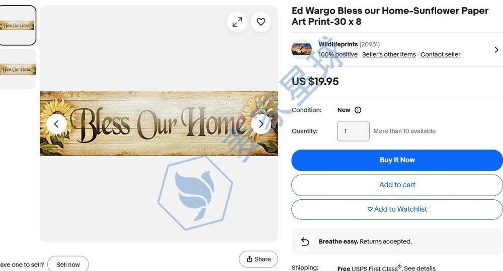 Edward Wargo Copyritgh Product ebay