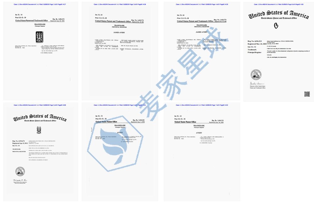 James Avery Trademarks