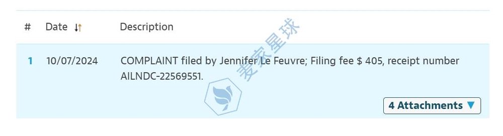 Jennifer Le Feuvre Copyrights Lawsuit