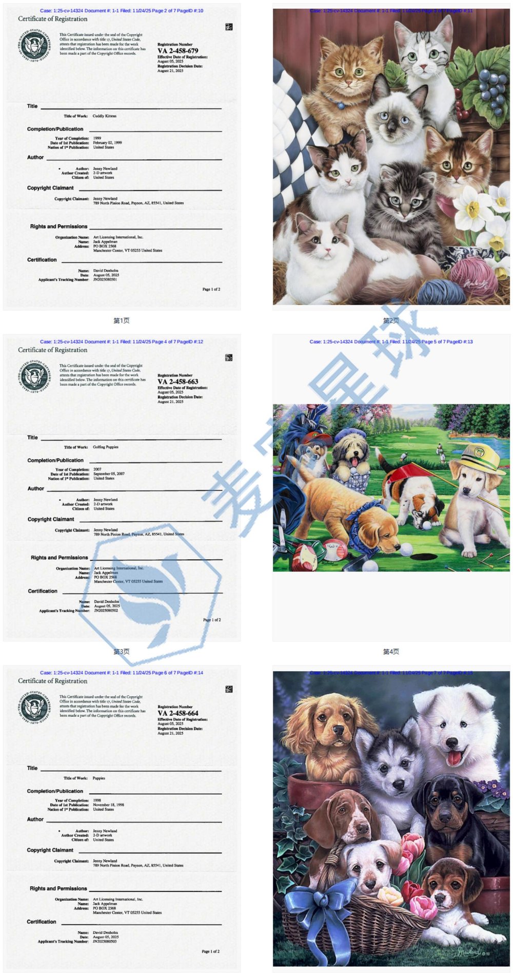 Jenny Newland Copyrights