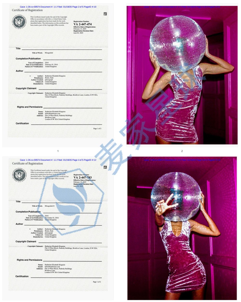 Katherine Elizabeth Kingston Copyrights