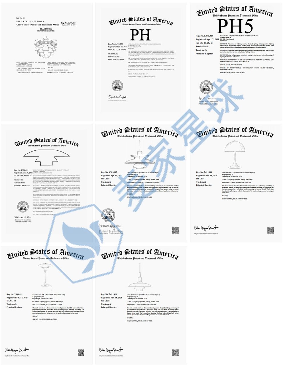 Louis Poulsen trademarks