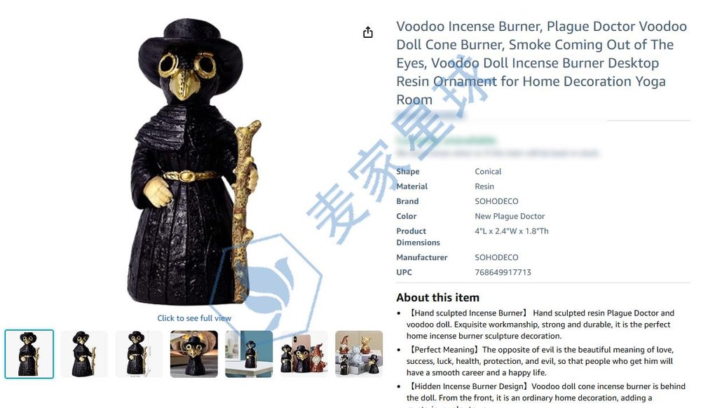 Plague Dr OOAK Product