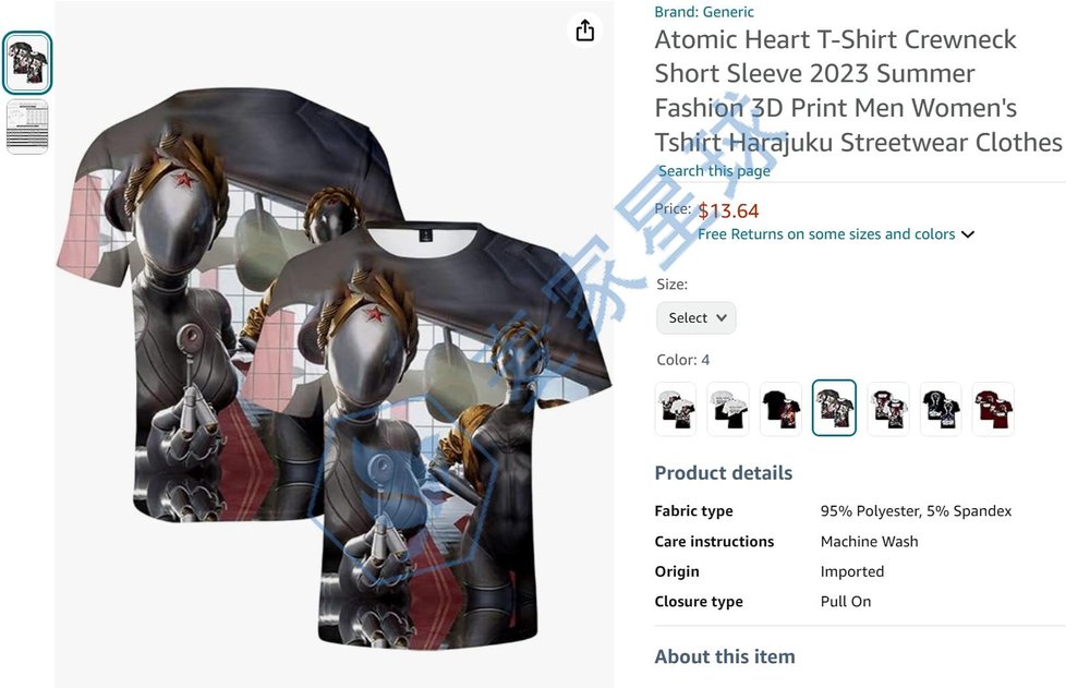 atomic heart tshirt