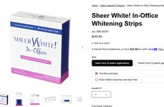 cao group sheer white strips