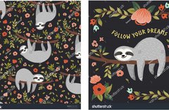 funny sloth copyrights