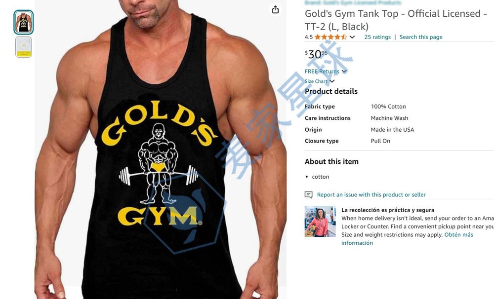 gold's gym trademarks product