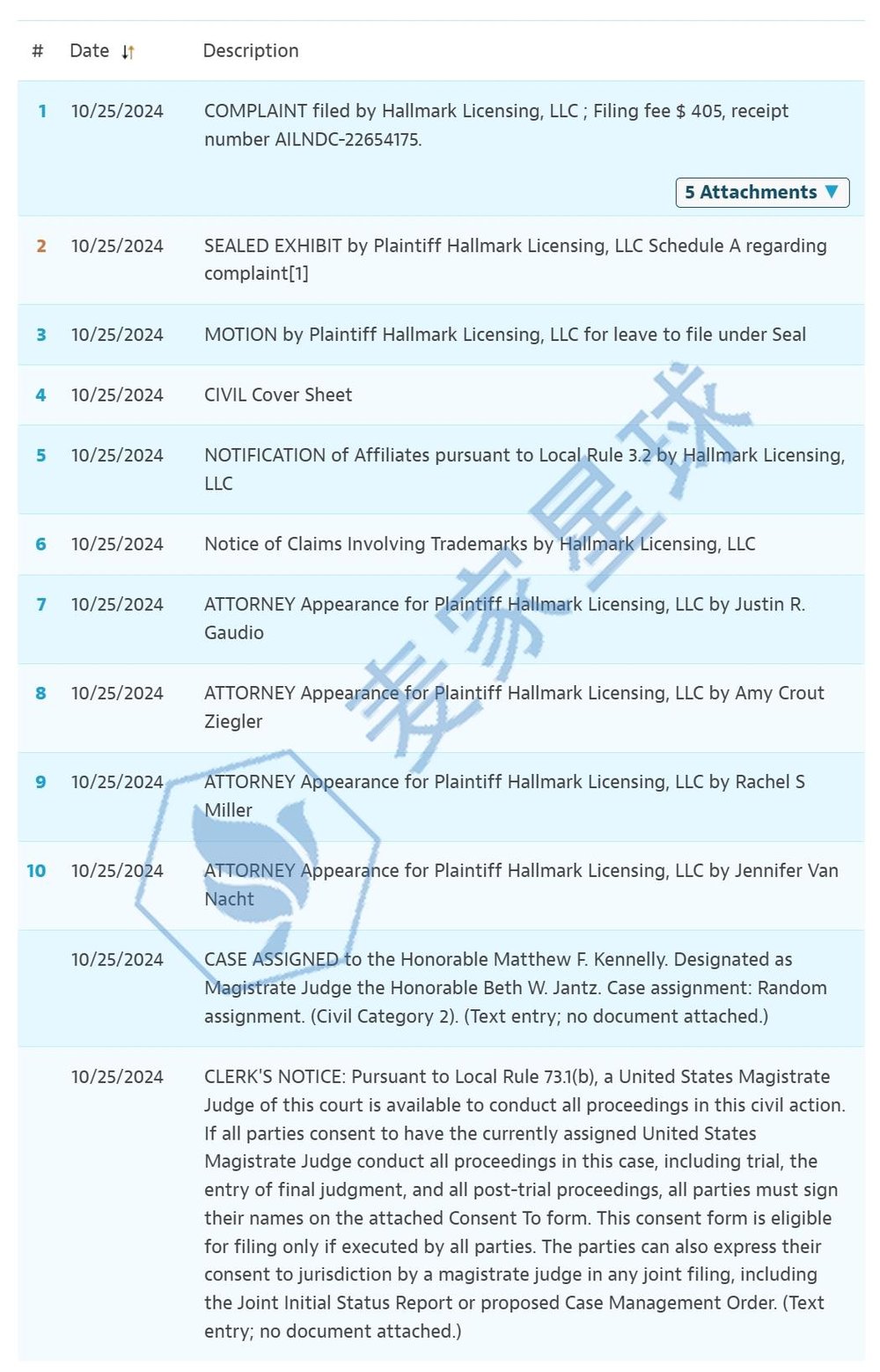 hallmark copyright lawsuit 24-cv-11002