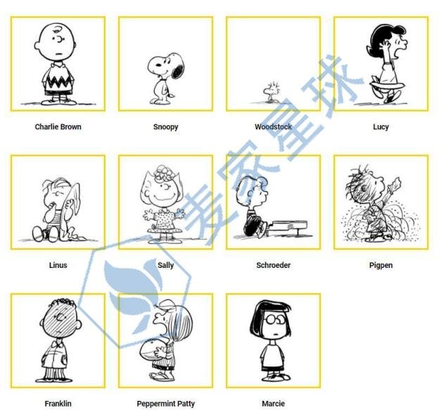 peanuts comics copyrights