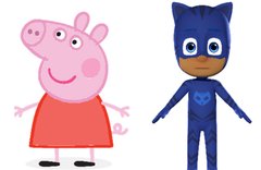 peppa pig and pj mask