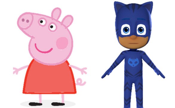 peppa pig and pj mask