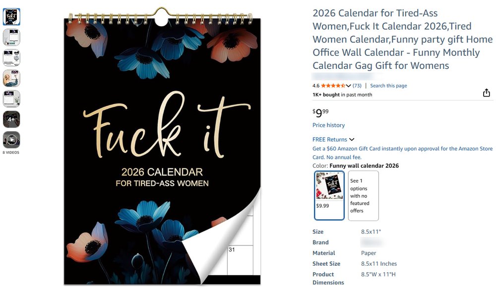 tired-ass calendar